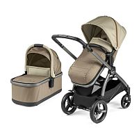 Peg-Perego Коляска прогулочная YPSI Combo: шасси, прогулочный блок/ цвет Class Beige					