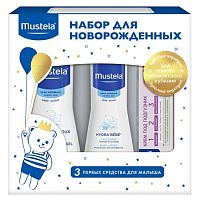 Mustela BEBE Набор для новорожденного ( 3шт. по 100мл.)					